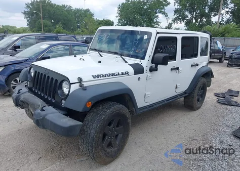 2016 Jeep Wrangler Unlimited Black Bear z USA, uszkodzony, nr VIN 1C4BJWDG3GL117161